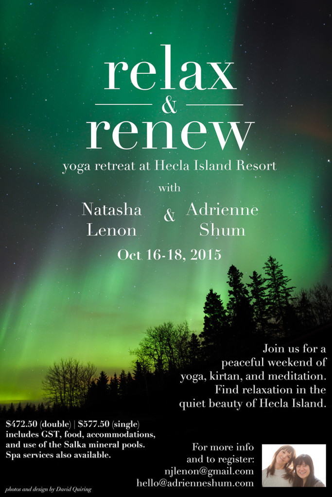 Yoga Retreat at Hecla, Oct 16-18, 2015