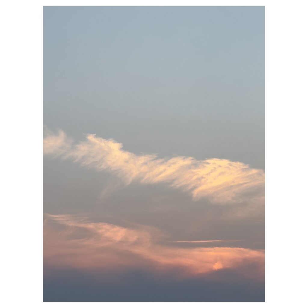 prairie sky in the summer