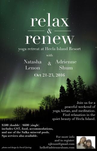Relax and Renew Yoga Retreat in Hecla