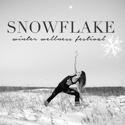 Snowflake winter wellness festival