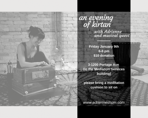 kirtan jan 9 poster